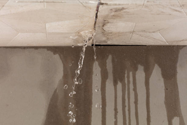 Professional Burst Pipe Cleanup technician working in Carthage, NC